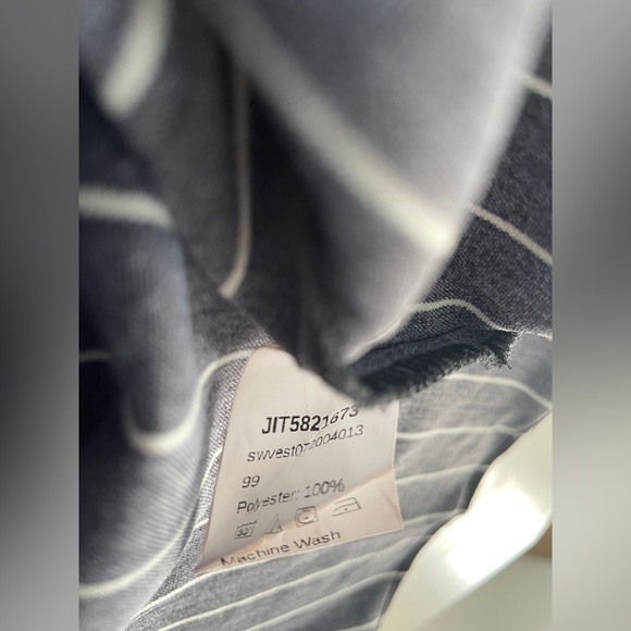 3/25 Pinstripe Spaghetti Strap SHEIN Tank Top - Picture 6 of 6